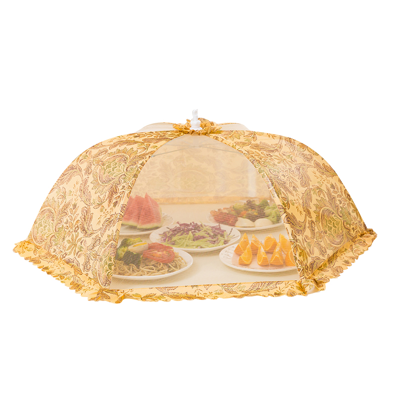可折叠菜罩餐桌饭菜食物罩菜盖长方形桌盖菜罩饭罩子防苍蝇遮菜伞 - 图2