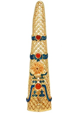 铸铜古代古装清朝指甲套假长护甲套宫廷如懿传女皇后娘娘复古风