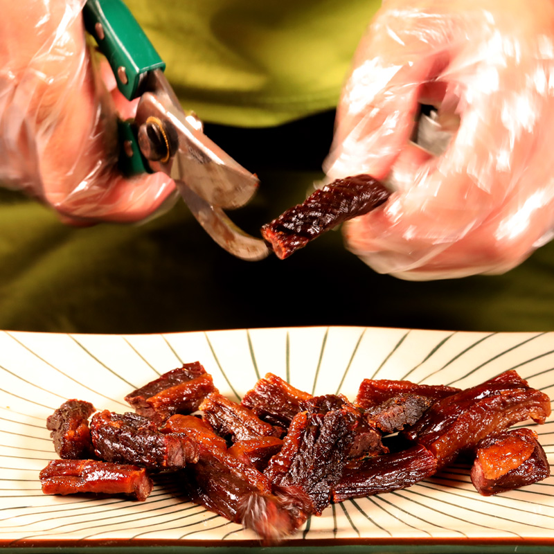 内蒙特产钱毅牛肉干18年品质烧烤肥瘦牛肉干手撕零食牛肉风干肥牛-图3