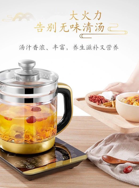 德国1.8L养身壶家用多功能煎药壶全自动办公室烧水壶煮茶茶器养生