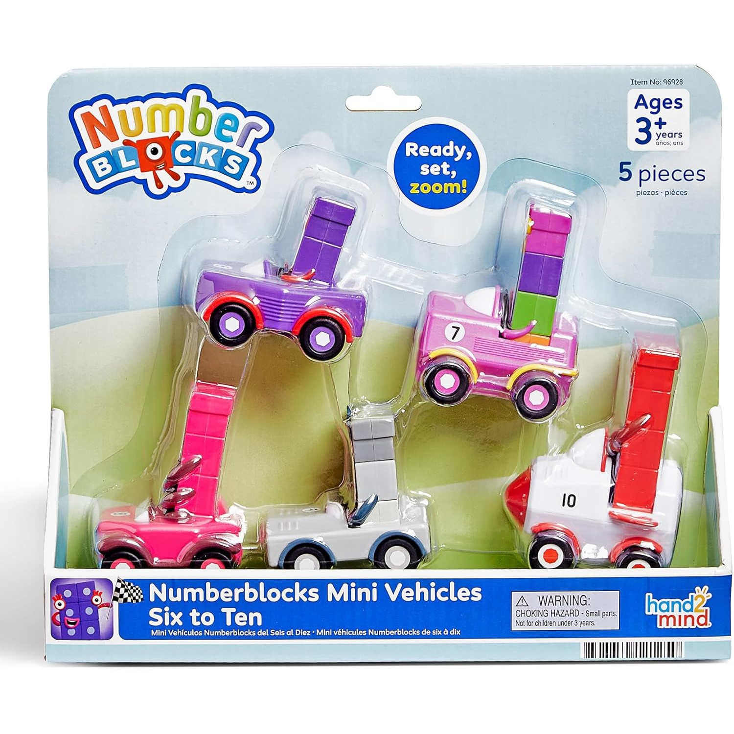 美国NumberBlocks数字积木迷你赛车车库儿童益智玩具数学教具桌游,淘宝优惠券,粉丝福利购,淘宝优惠卷