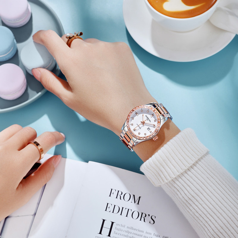 瑞士嘉年华女士全自动2020潮机械表 嘉年华淘辉国产腕表