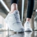 Giày thể thao nữ Anta Giày thể thao mùa thu 2019 mới mùa thu giày da không thấm nước trang web chính thức hàng đầu giày sinh viên chạy bộ nữ - Giày chạy bộ