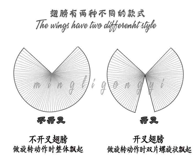 肚皮舞金翅道具3色幻彩翅膀成人演出翅膀舞蹈服360度彩色翅膀 - 图2