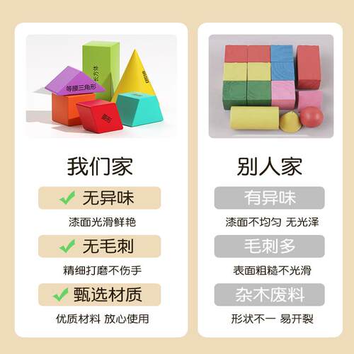 小学一年级计数器学具盒上册数学教具棒益智几何体立体图形全套装 - 图0