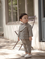Baby West Suit Suit One Year Birthday Party Flower Boy boy gown Inn Wind Childrens suit suit boy