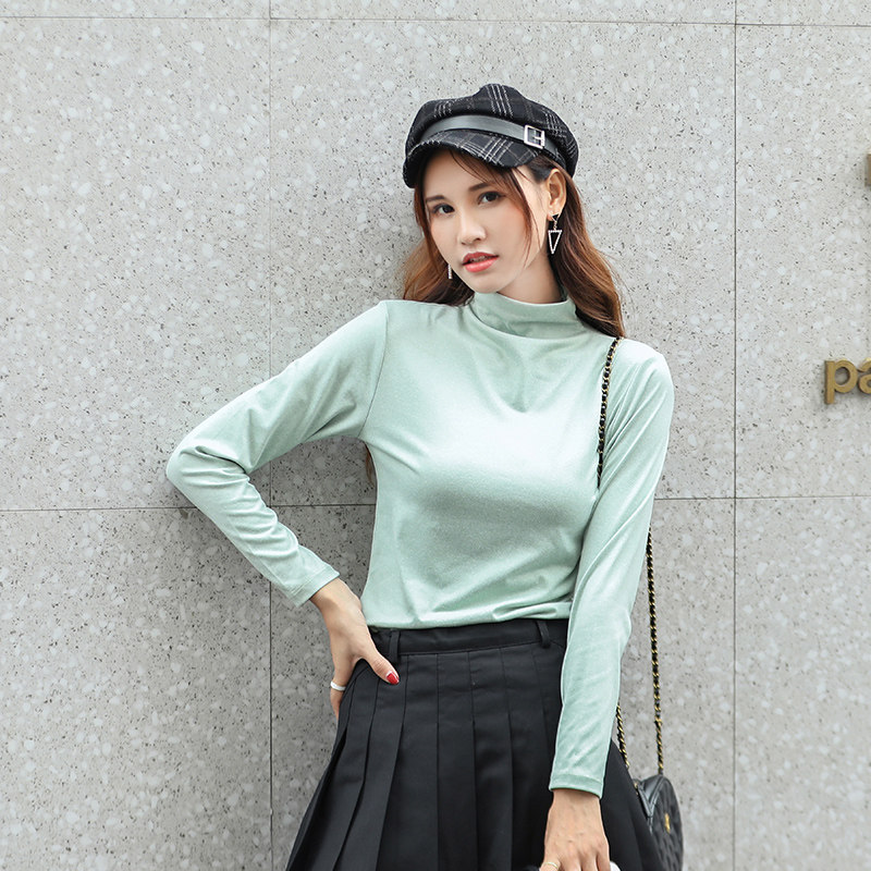 保暖长袖t恤半高领百搭内衣打底衫 北极绒京瑞祥保暖上装