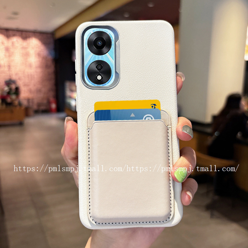 适用OPPOA78 5G手机壳A79卡通硅胶A60刷卡卡包A3X插卡A18卡套A2防摔A38保护套A1PRO全包边A98女款A77S潮A57软 - 图1