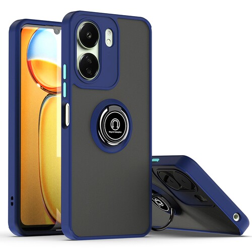 适用红米13C 4G手机壳小米POCO C65卡通硅胶13TPRO磁吸指环14C防摔C75保护套NOTE12S硬K60至尊版12R情侣支架 - 图2