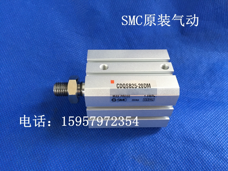 SMC全新原装 CQSB25-5DM/10DM/15DM/20DM/25DM薄型气缸 标准汽缸 - 图2