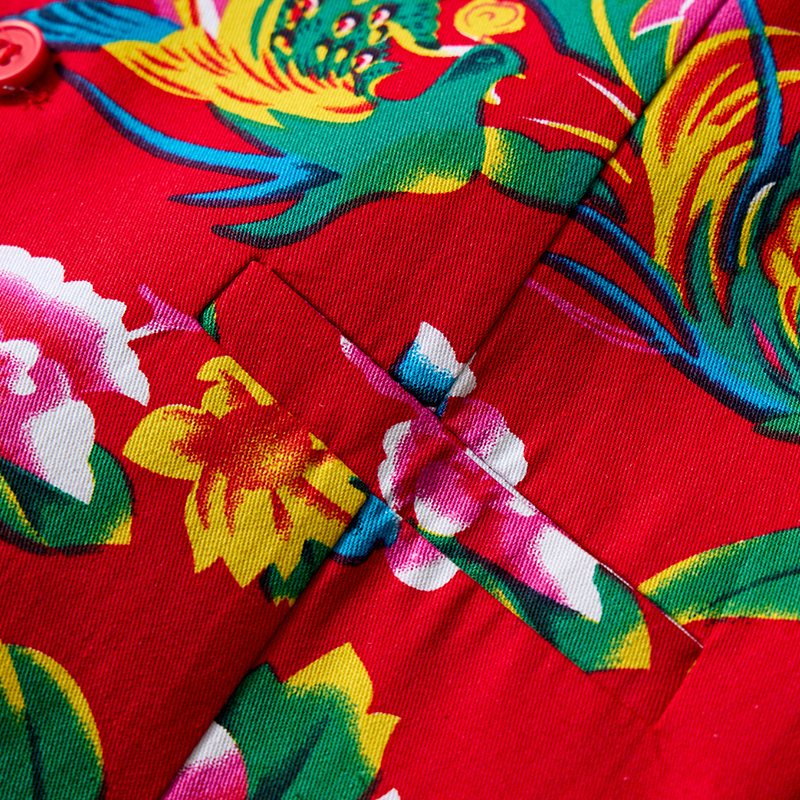 西装领商务绅士马甲演出服个性潮流东北大花花纹印花单排扣背心,淘宝优惠券,粉丝福利购,淘宝优惠卷