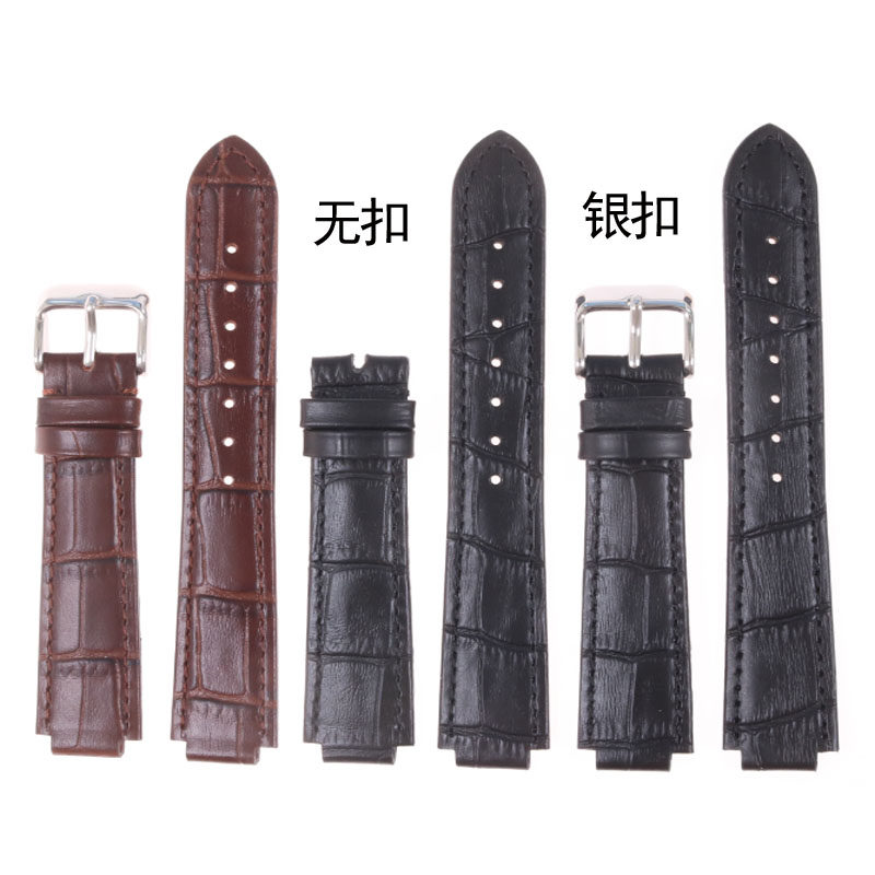 适合美度真皮都瑞系列凸口mido表带 玛萨琪配件