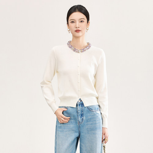 气质显瘦针织开衫外套女2026春季新款设计感小众高级感高质量上衣 - 图2