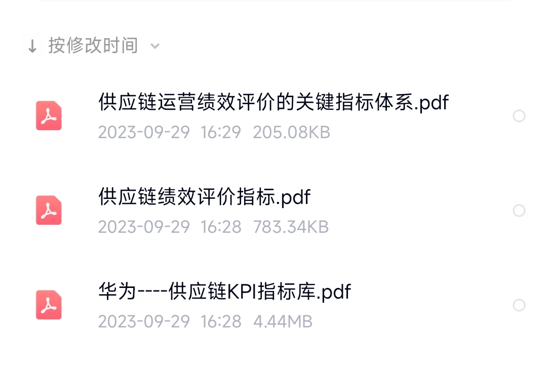 供应链指标设计系统KPI华为运营绩效评价指标库数据产品信息化PDF - 图0