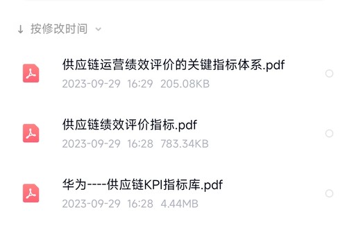 供应链指标设计系统KPI华为运营绩效评价指标库数据产品信息化PDF - 图0
