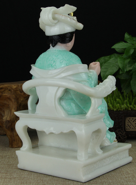 汉白玉佛像玉皇大帝王母娘娘摆件