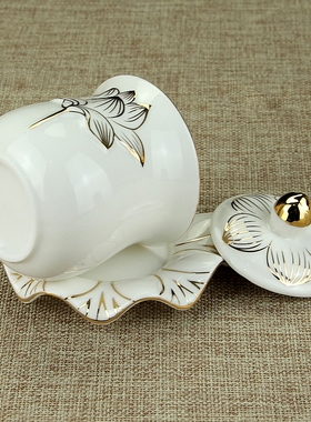 陶瓷供水杯莲花杯观音杯大悲水杯