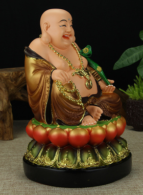 树脂佛像大肚弥勒佛菩萨像摆件