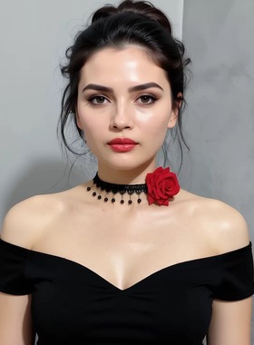 暗黑系万圣脖子项链时尚