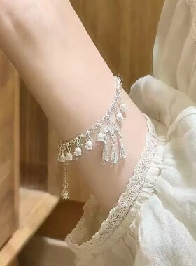 古风铃铛戒指手镯一体首饰汉服敦煌配饰礼物中儿童铃仿古手链手饰