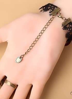 小众组合洛丽塔舞台演出手链戒指