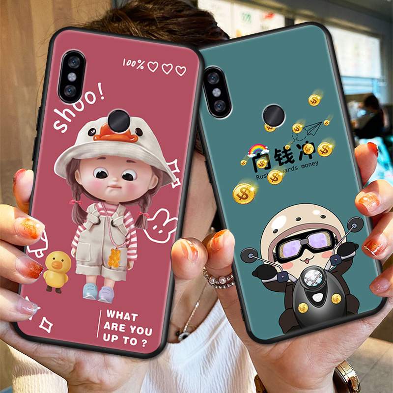 适用红米NOTE5潮牌手机壳5.99寸女生Redmi Note5软硅胶mee7s小众ins防摔壳met7s男款hm Note5防摔保护套MEC7S-图3