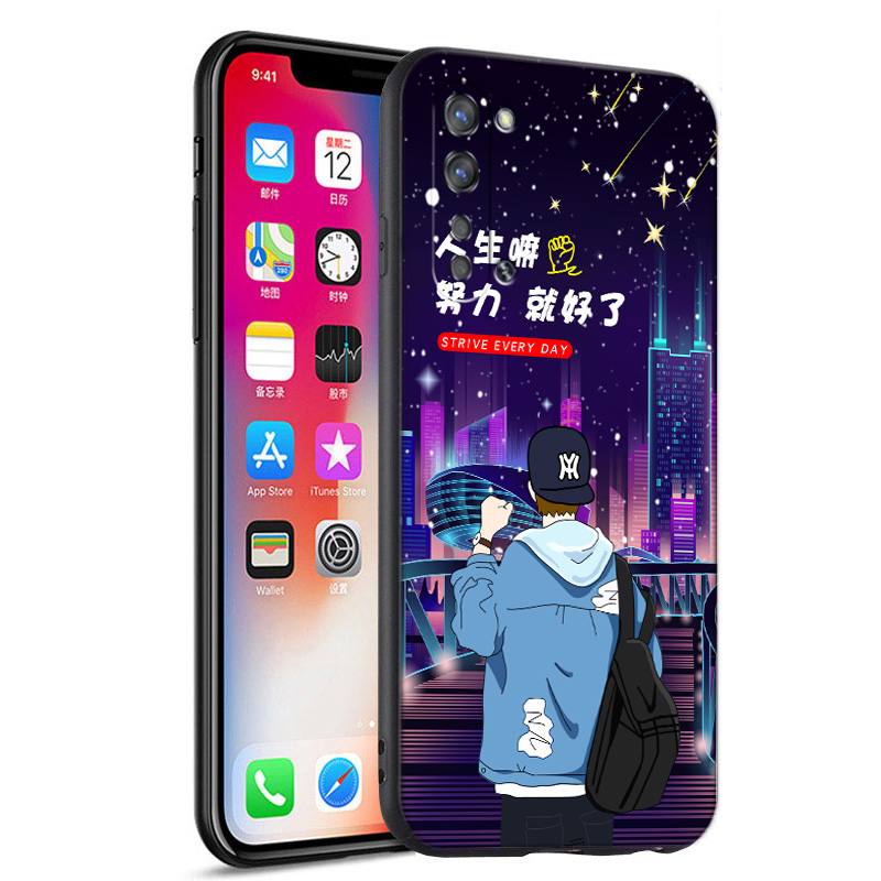 OPPO K7新品手机壳6.4寸软硅胶oppok7防摔壳PCLM50网红女壳。oopok7小众ins情侣款pclm50男款opopK7网红潮牌-图3