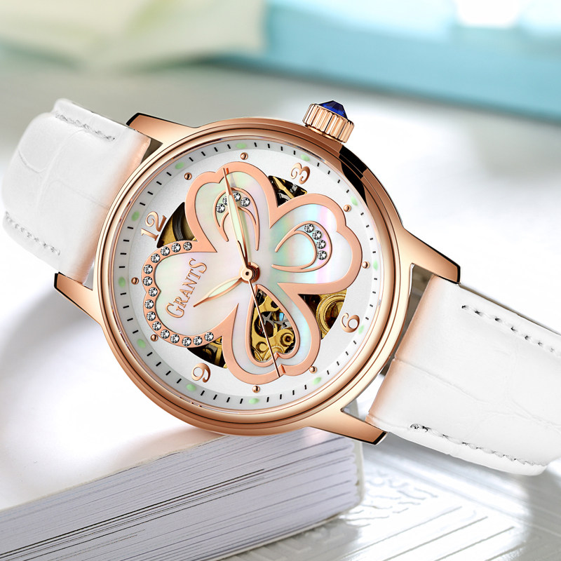 2019新款时尚正品全自动女士机械表 aesop利沃国产腕表