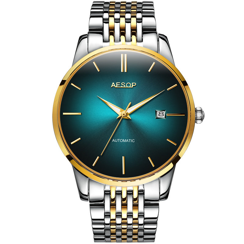 伊索男士防水时尚款男2018全机械表 aesop利沃国产腕表