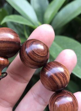 精工沙漠佛珠手串文玩沉水铁梨木