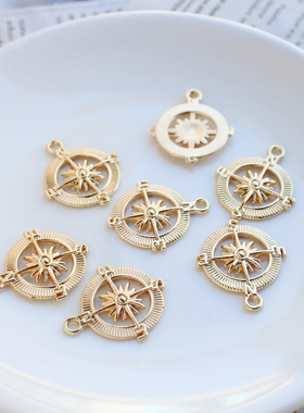 吊坠包金鹅弟合金保色女