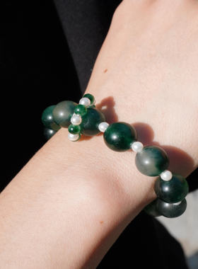 xhen「崧」天然石手串秋韵