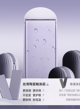 康夫直发夹42mm负离子护发2025新款加宽直板夹女卷发棒直发神器