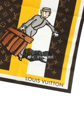 LouisVuitton丝巾易威登门童