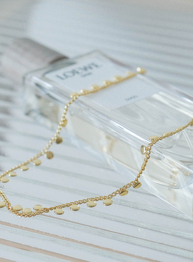 一枝橘贝母蝴蝶天然珍珠项链