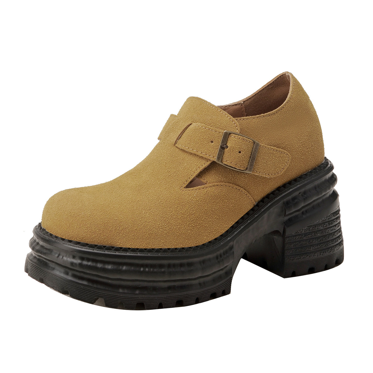 小个子内增高2026春季新款厚底乐福鞋女勃肯鞋懒人一脚蹬休闲鞋,淘宝优惠券,粉丝福利购,淘宝优惠卷