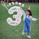 Children's number balloon birthday decoration scene arrangement