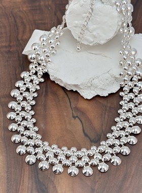 欧美嘻哈ins小众设计蹦迪锁骨链