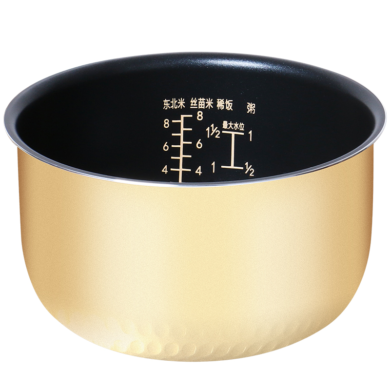 美的电饭煲内胆4L/升MB-FS4017/FS4017D/FS4018不粘黄晶蜂窝内锅 - 图3