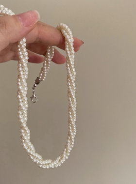 时尚百搭珍珠项链不易退色