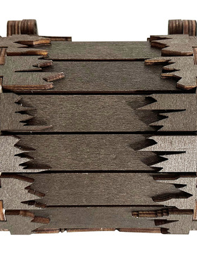 跨境龙与地下城宝箱怪手办骰子收纳积木盒子木质工艺品摆件