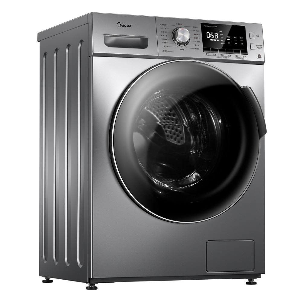 美的10公斤全自动家用滚筒洗洗衣机 美的美电洗衣机