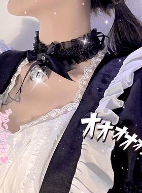 CHOKER少女软妹洛丽塔蕾丝蝴蝶结