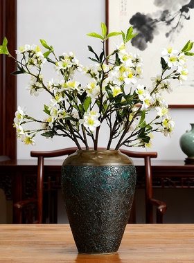 高级感仿真梨花枝假花装饰摆设
