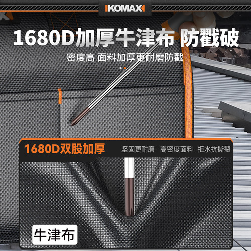 工具包手提多功能结实耐用电工维修专用帆布加厚木工便携式收纳包 - 图0