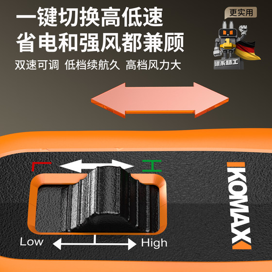 Brushless storm machine lithium battery backpack high-power industrial grade strong leaf blowing violent turbine blower dust blower