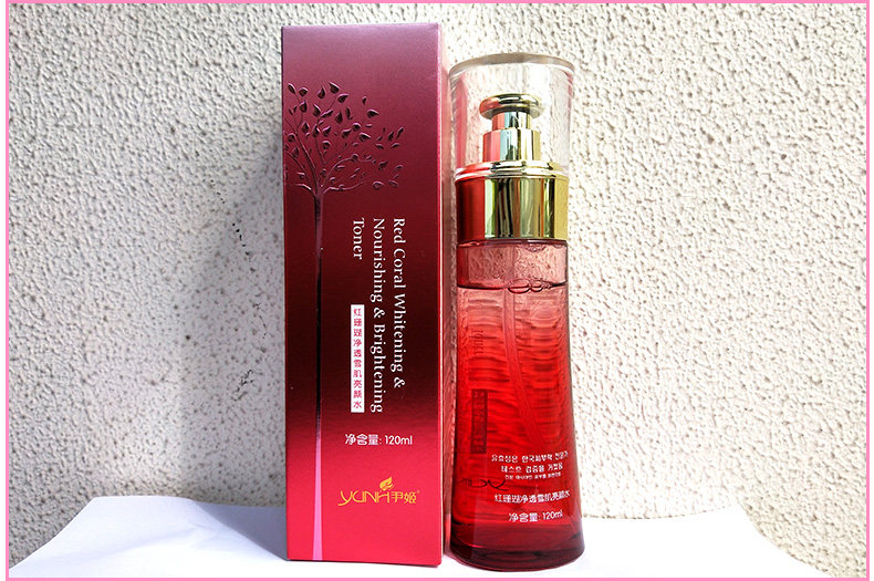 尹姬红珊瑚净透瓷肌亮颜水女爽肤水 尹姬纯靓化妆水/爽肤水