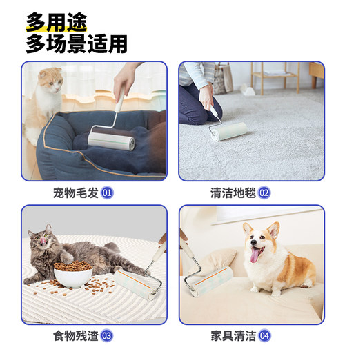 日本Nitto colocolo宠物粘毛器养猫专用滚筒替换卷纸滚刷强力神器 - 图3