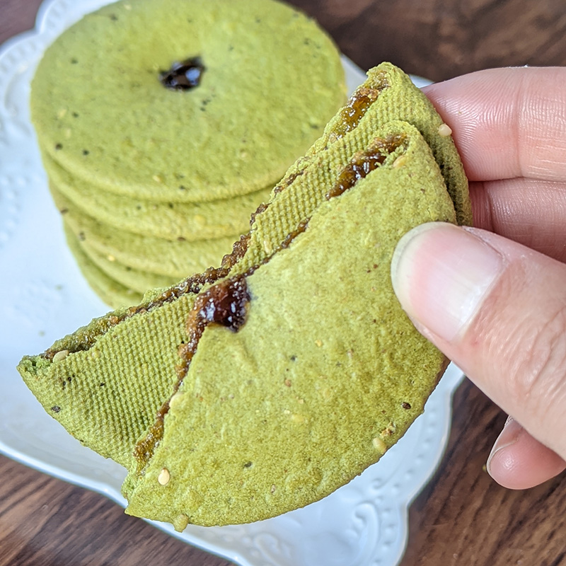 宜街坊抹茶粗粮饼无添加蔗糖饱腹代餐健康零食糕点孕妇解饿馋轻食 - 图2