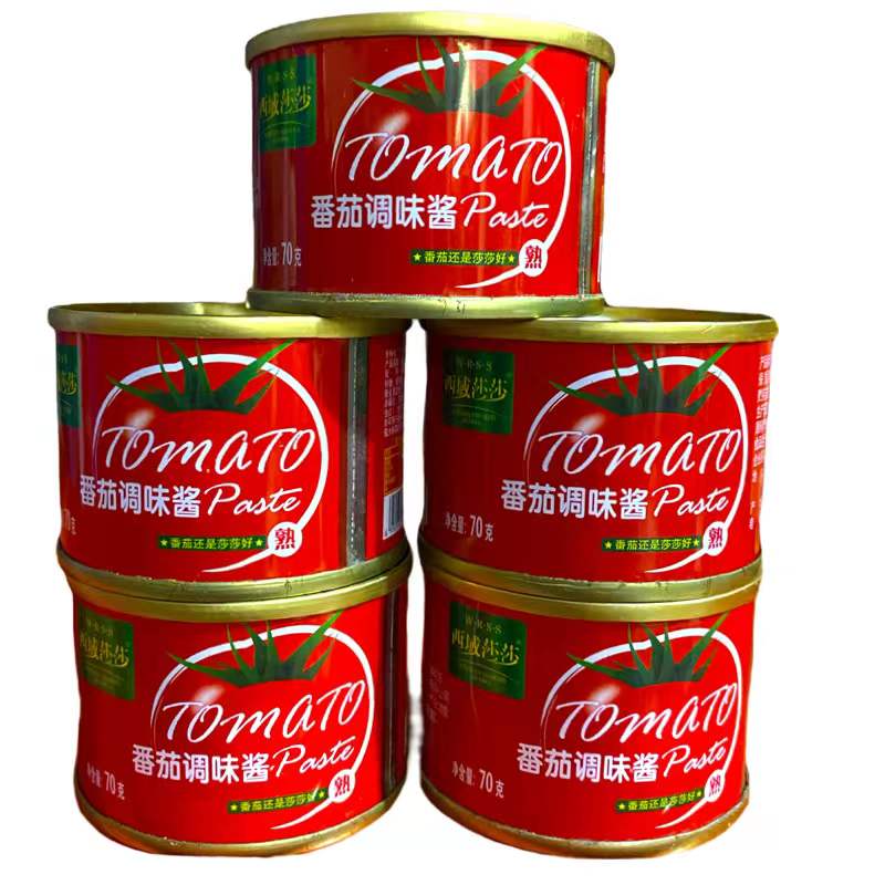 tomato paste sauce番茄酱罐头浓缩膏350g调味意面酱即食西域莎莎 - 图3